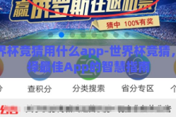 世界杯竞猜用什么app-世界杯竞猜，选择最佳App的智慧指南