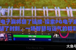 pg电子麻将胡了链接-探索PG电子麻将的胡了时刻，一场智慧与运气的精彩对决