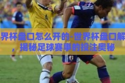世界杯盘口怎么开的-世界杯盘口解析，揭秘足球赛事的投注奥秘