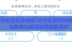 支付宝世界杯竞猜-支付宝世界杯竞猜，全民参与的足球盛宴新体验