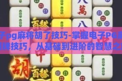 电子pg麻将胡了技巧-掌握电子PG麻将胡牌技巧,从基础到进阶的智慧之旅