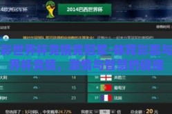 体彩世界杯竞猜竞冠军-体育彩票与世界杯竞猜，激情与智慧的碰撞