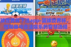 篮球世界杯下注app-篮球世界杯，理性观赛与合法娱乐的智慧选择