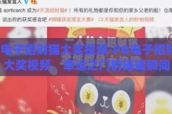 pg电子招财猫大奖视频-PG电子招财猫大奖视频，幸运之门的璀璨瞬间