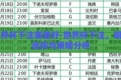 世界杯下注哪里好-世界杯下注，明智选择与策略分析