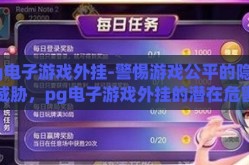 pg电子游戏外挂-警惕游戏公平的隐形威胁，pg电子游戏外挂的潜在危害