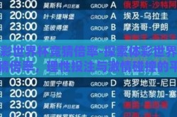 体彩世界杯竞猜倍率-探索体彩世界杯竞猜倍率，理性投注与激情碰撞的平衡点