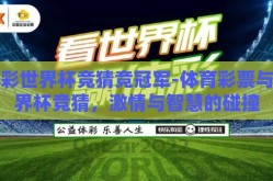 体彩世界杯竞猜竞冠军-体育彩票与世界杯竞猜，激情与智慧的碰撞