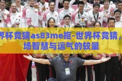 世界杯竞猜as83me抠-世界杯竞猜，一场智慧与运气的较量