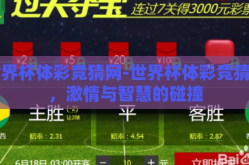 世界杯体彩竞猜网-世界杯体彩竞猜网，激情与智慧的碰撞