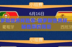 俄罗斯世界杯胜率-俄罗斯世界杯，揭秘胜率的背后