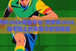 世界杯2026竞猜平台-世界杯2026，竞猜平台上的激情与智慧碰撞