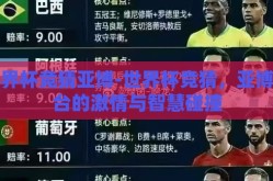 世界杯竞猜亚博-世界杯竞猜，亚博平台的激情与智慧碰撞