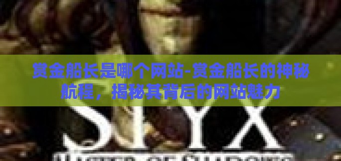 赏金船长是哪个网站-赏金船长的神秘航程，揭秘其背后的网站魅力