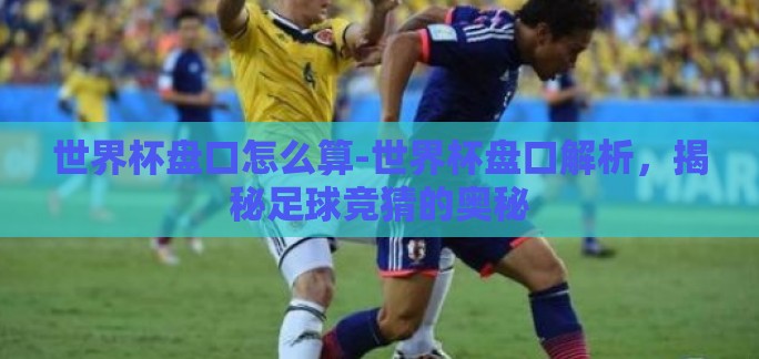 世界杯盘口怎么算-世界杯盘口解析，揭秘足球竞猜的奥秘
