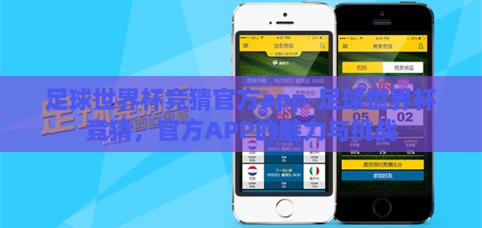 足球世界杯竞猜官方app-足球世界杯竞猜，官方APP的魅力与挑战