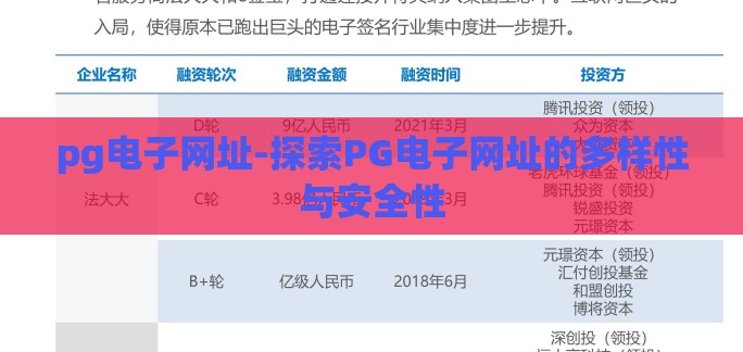 pg电子网址-探索PG电子网址的多样性与安全性