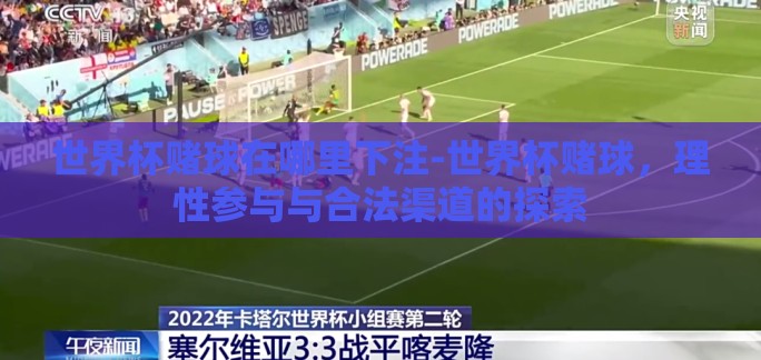 世界杯赌球在哪里下注-世界杯赌球，理性参与与合法渠道的探索
