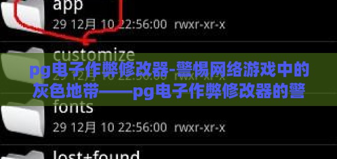pg电子作弊修改器-警惕网络游戏中的灰色地带——pg电子作弊修改器的警示