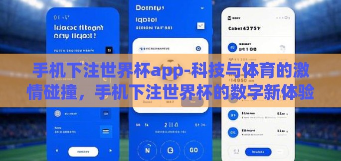 手机下注世界杯app-科技与体育的激情碰撞，手机下注世界杯的数字新体验