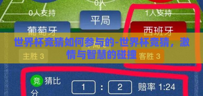 世界杯竞猜如何参与的-世界杯竞猜，激情与智慧的碰撞